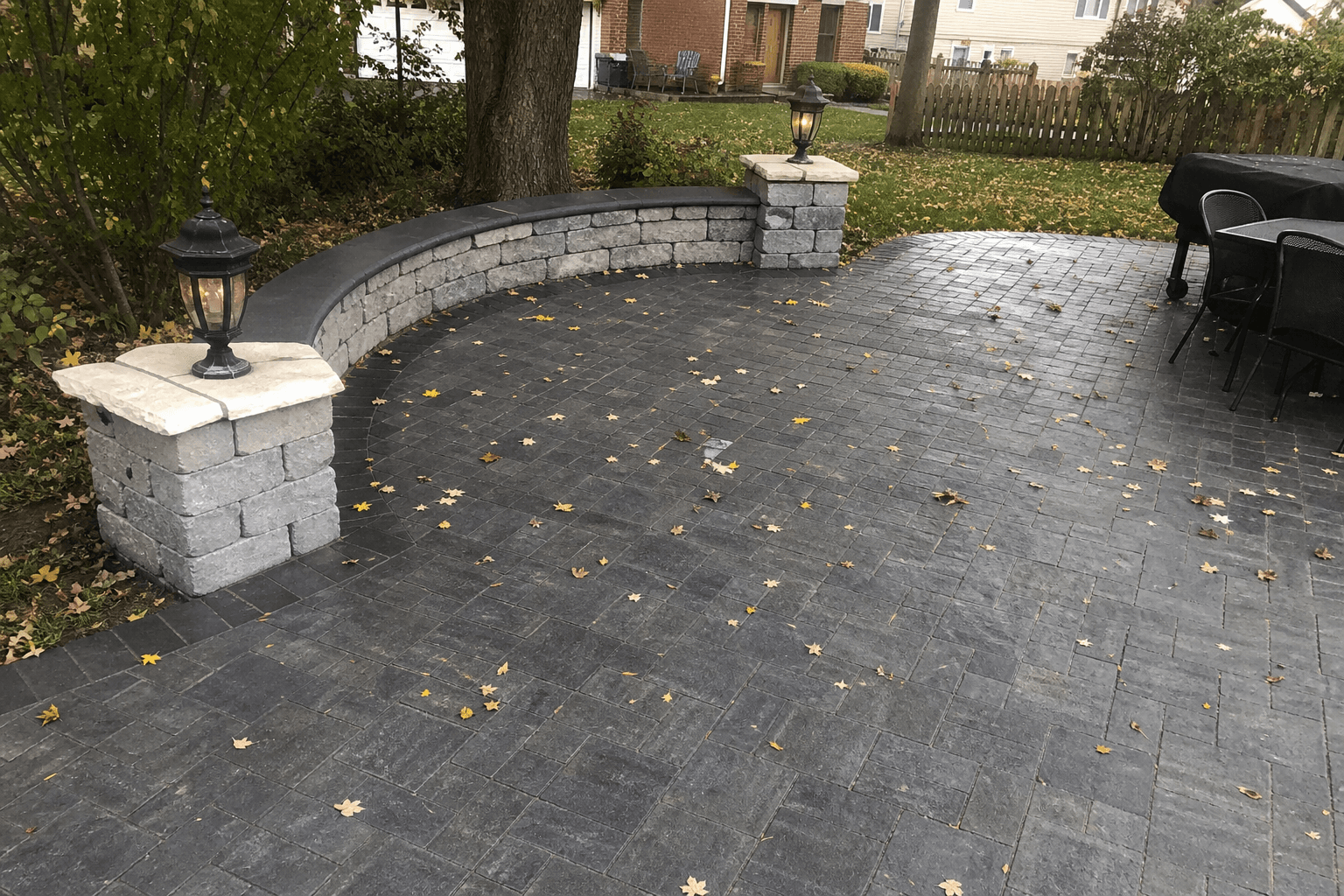 Custom paver patio — Lexington, KY